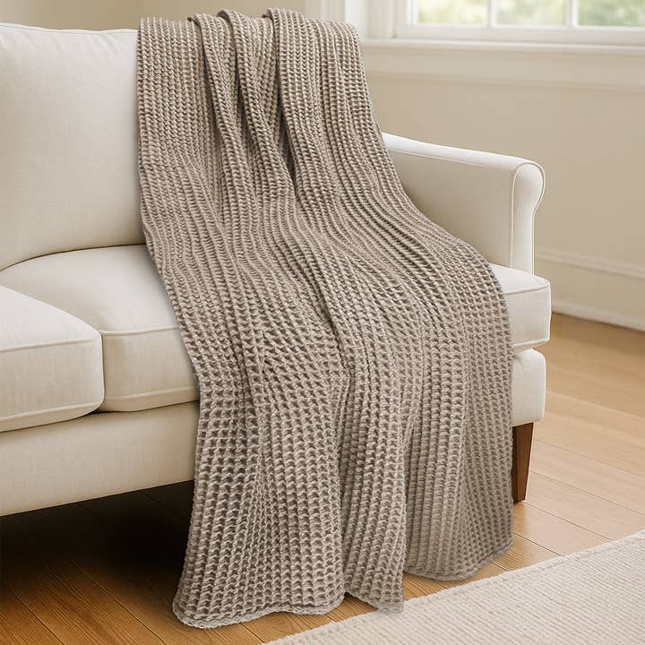 Levtex Home - Wholesale Throw Blanket - Waffle Blanket Throw23