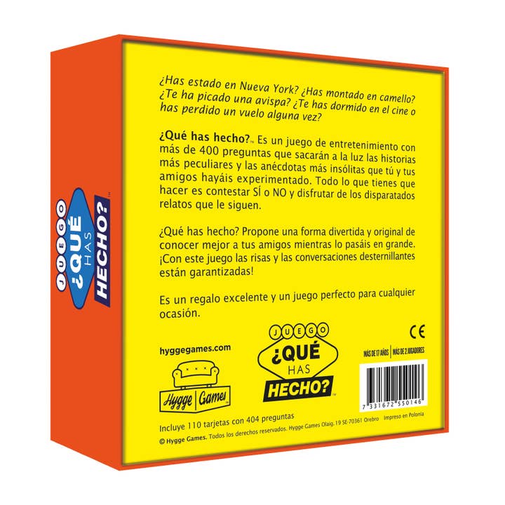 Hygge Games EU - Wholesale Card Game - ¿Que has hecho?1