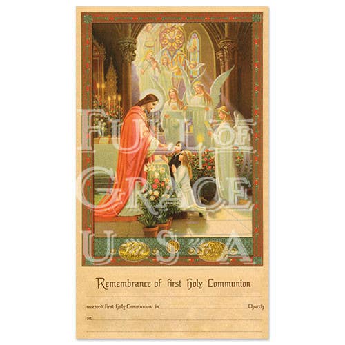 Jesus with Angels/ 1st Communion for wholesale by The Retro - a Full of Grace USA Company