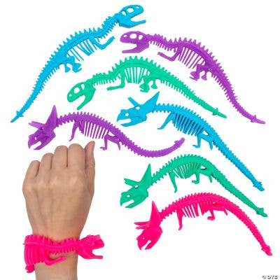 Fun Express - Vente Bracelet jonc – bébé - BRACELETS SQUELETTES DE DINOSAURE ÉLASTIQUES