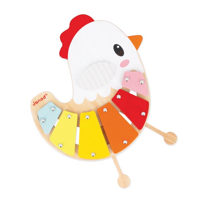Farm Chicken Xylophone for wholesale by Janod