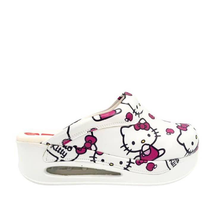 Chenson & Gorett - Wholesale Clogs - Women's - Airmax Leather Clogs with Hello Kitty Design for Women B2B