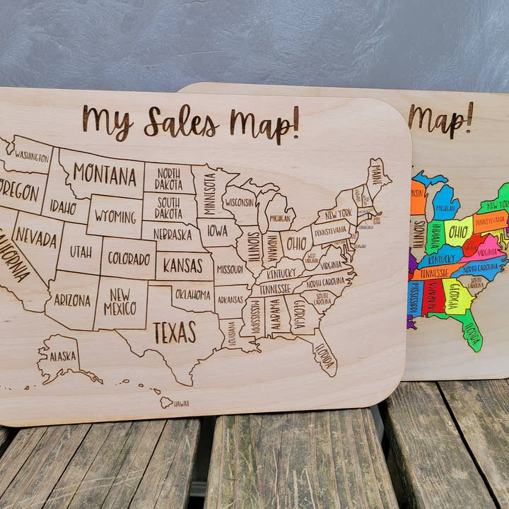 Sales Map for wholesale by OllieBug Tot Shop