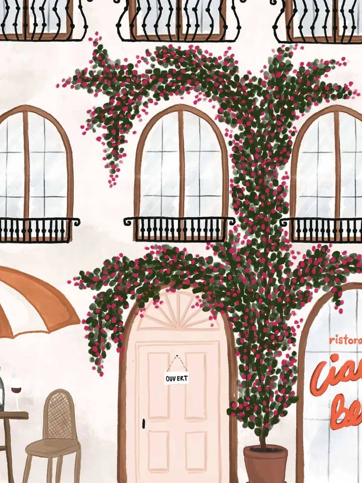 Impressão de Arte de Restaurante 8x10 por atacado de Mimi & August