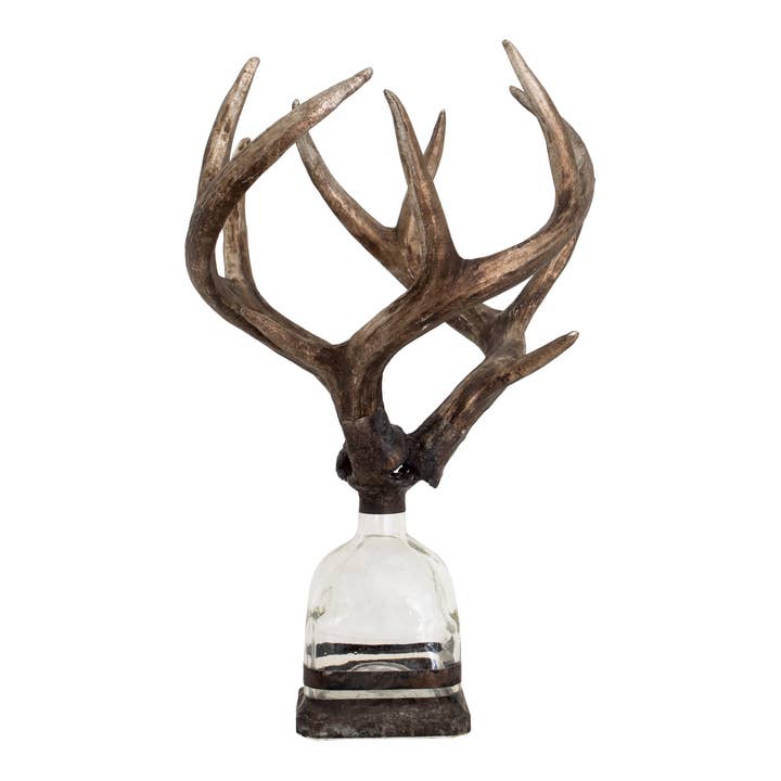 Triple Medium Antler Bottle for wholesale by Jamie Dietrich Designs
