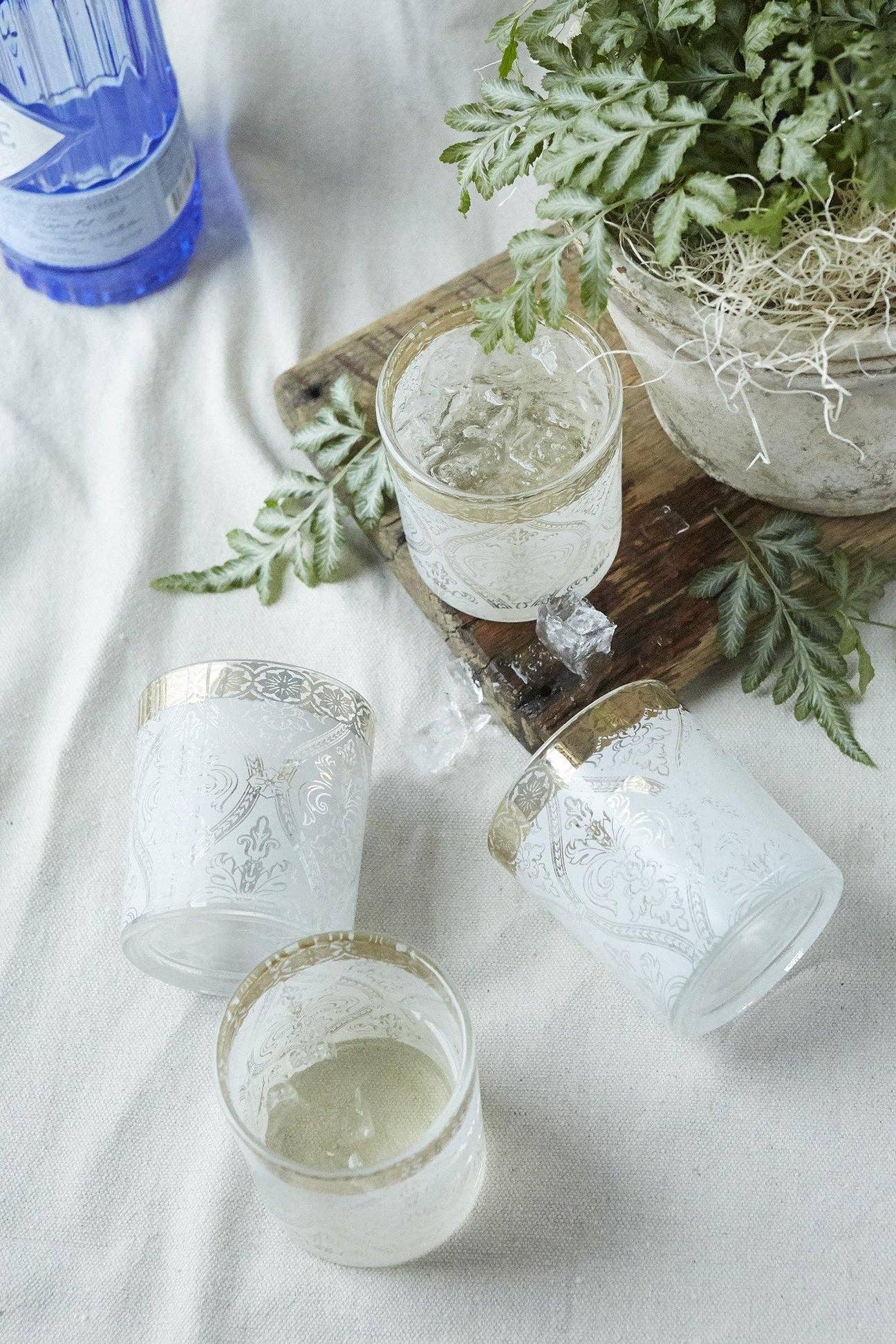 Patina Vie - Wholesale Cocktail/Liquor Glass - Patina Vie White Gem Cocktail Glass, S/41