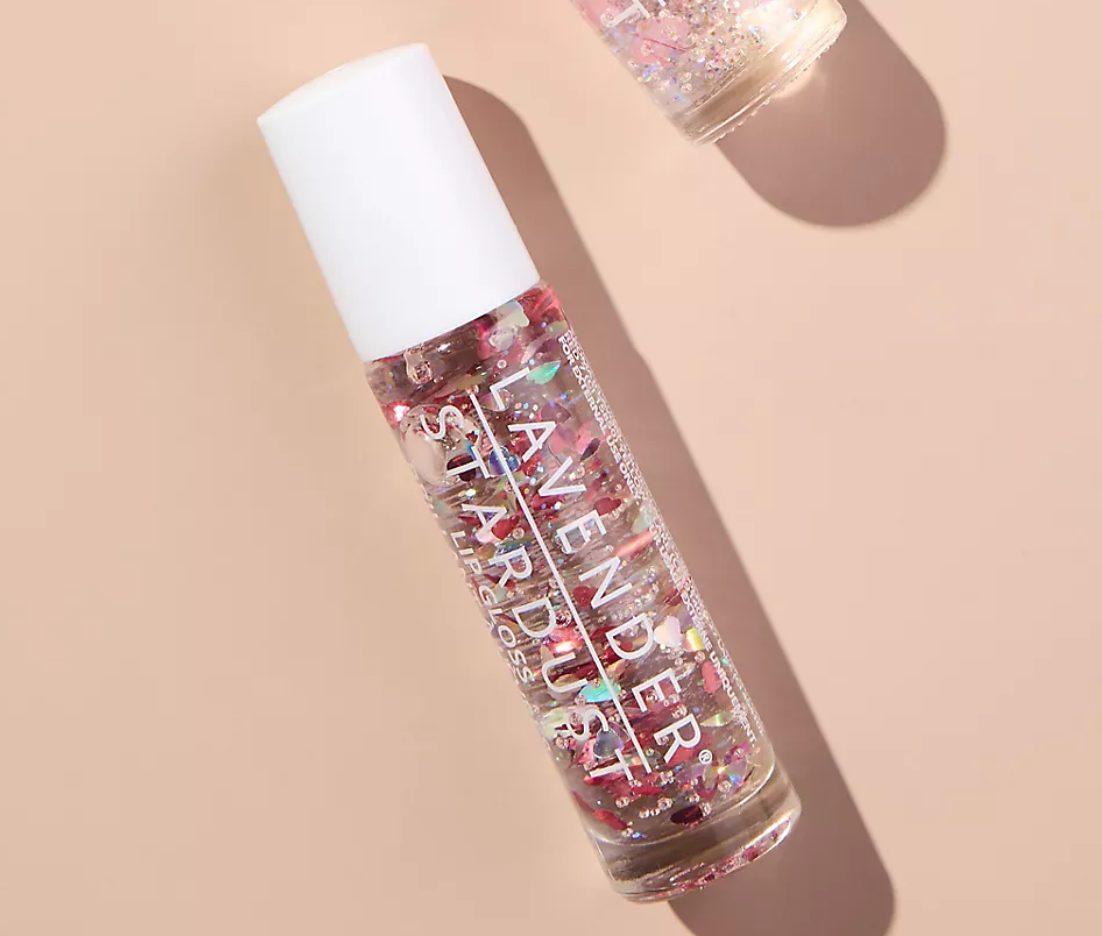 Lavender Stardust - Wholesale Lip Gloss - Lavender Stardust Sweetheart Roll on Lip Gloss Set 4