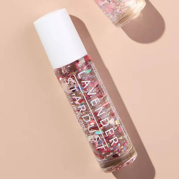 Lavender Stardust - Wholesale Lip Gloss - Lavender Stardust Sweetheart Roll on Lip Gloss Set 4