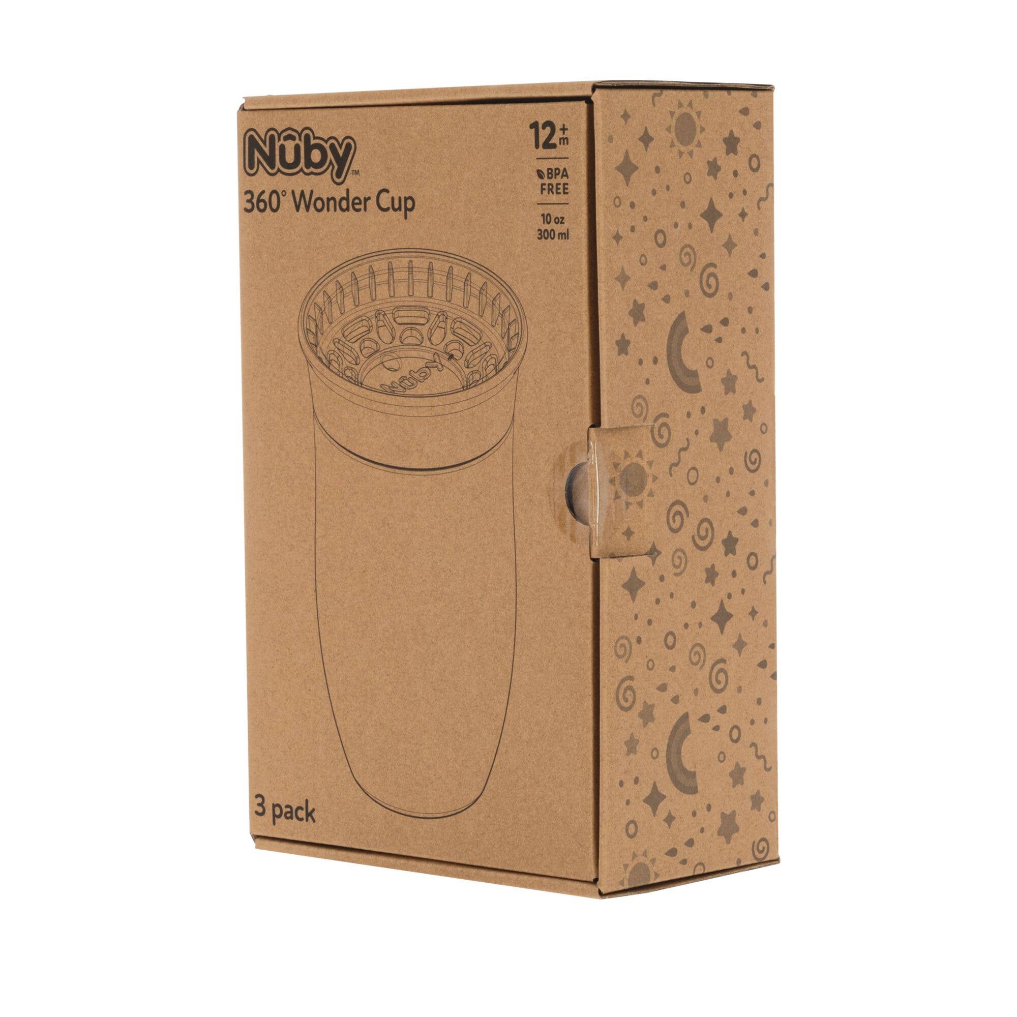 Nuby - Vente Verre/tasse - Gobelets 360 Wonder Nuby 10oz - Lot de 25