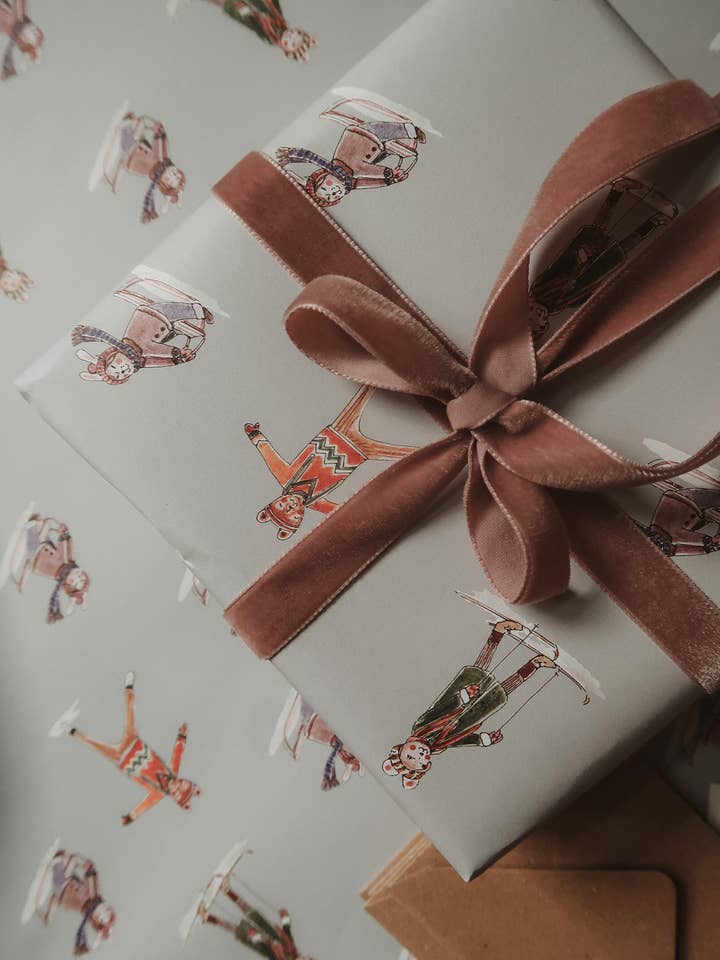 Winter Joys Wrapping Paper for wholesale by MyDesignPictures