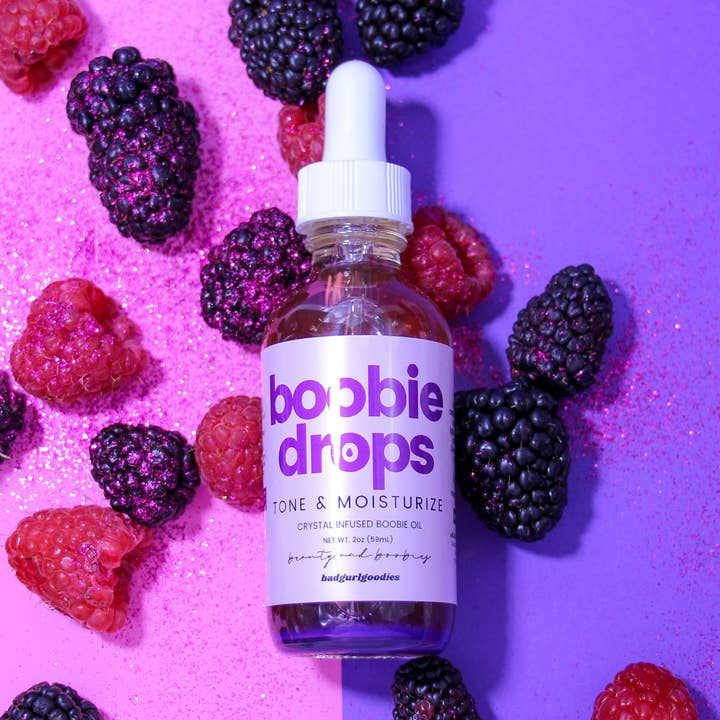 Boobie Drops Cleansing & Moisturizing Oil for wholesale by Badgurlgoodies