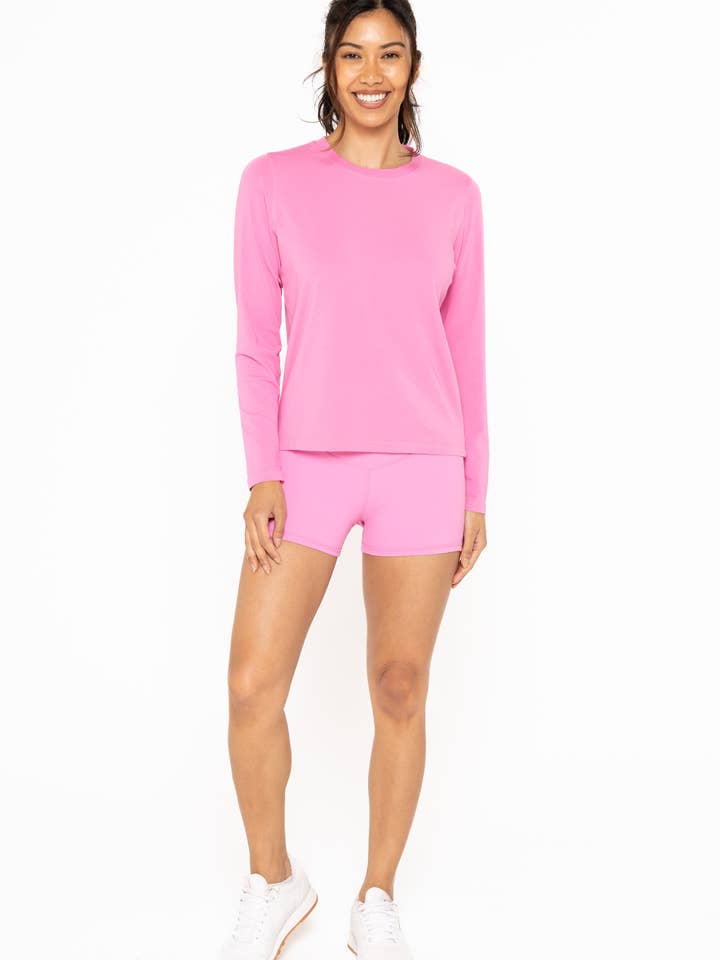 Mono B - Wholesale T-shirt (Zonder tekening) - Dames - Pima Bliss Boyfriend met lange mouwen12