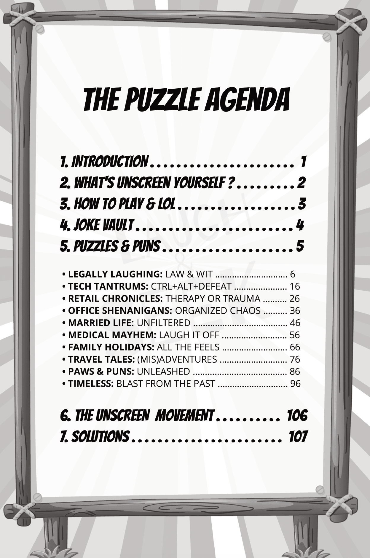 Unscreen Yourself! - Wholesale Puzzle - Adult - Laugh & Seek – Funny Word Search Puzzles & Puns5