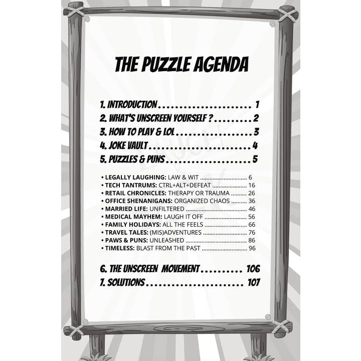 Unscreen Yourself! - Wholesale Puzzle - Adult - Laugh & Seek – Funny Word Search Puzzles & Puns5