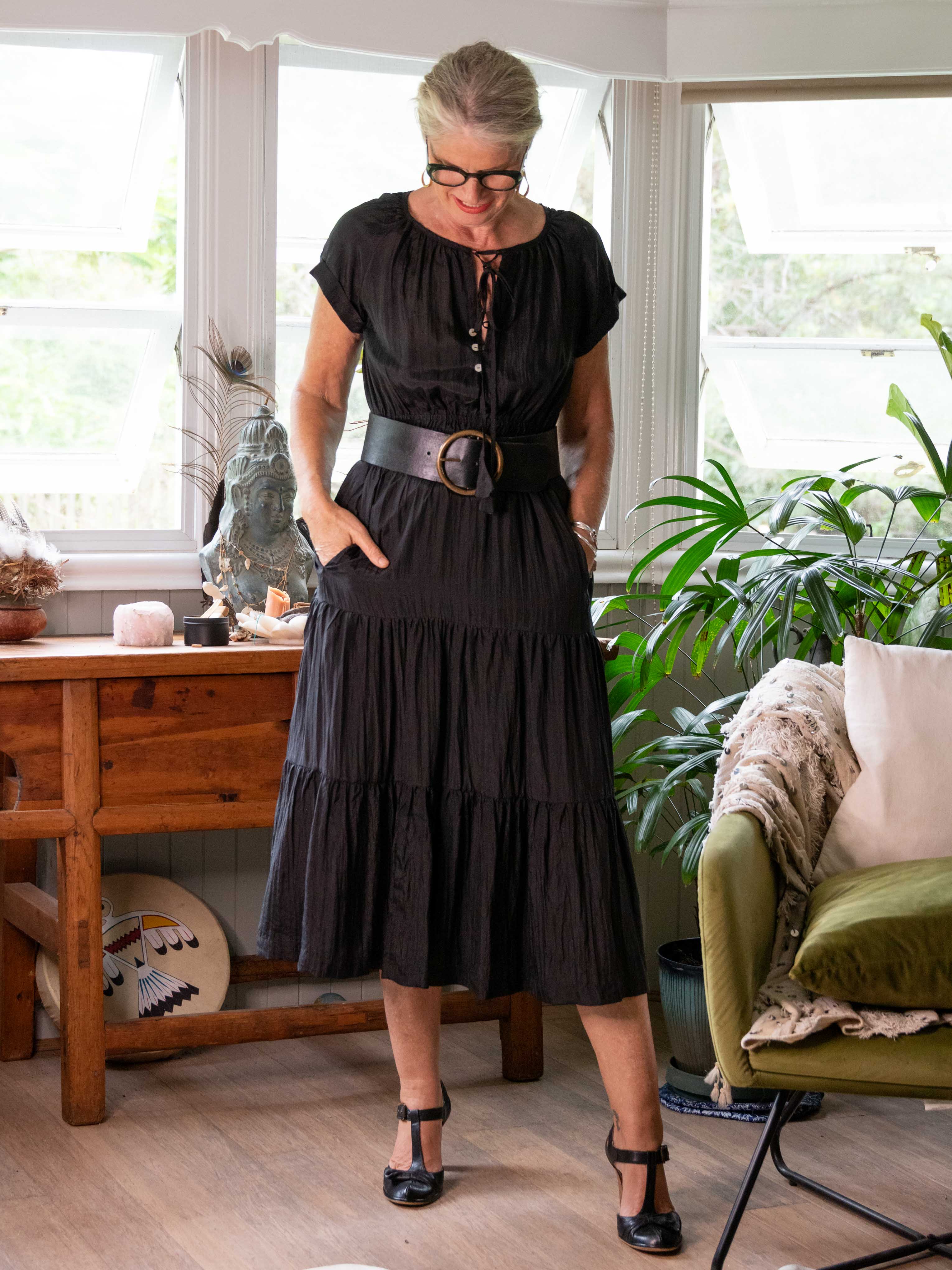 TABOO FASHION - Wholesale Dress – Women's - Amber pure silk dress10