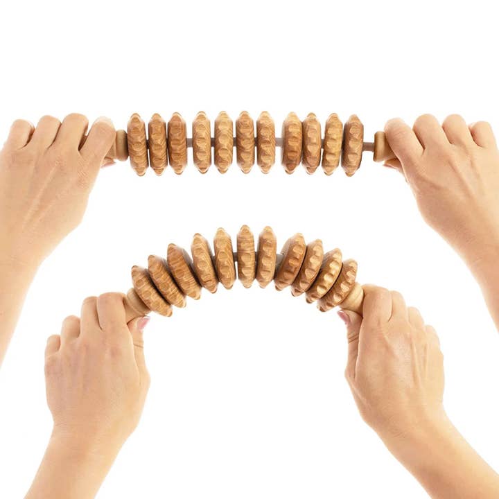 Tuuli GmbH - Wholesale Body Massager - Wooden Cellulite Massage Roller Tool Brush Massager Leg Body1