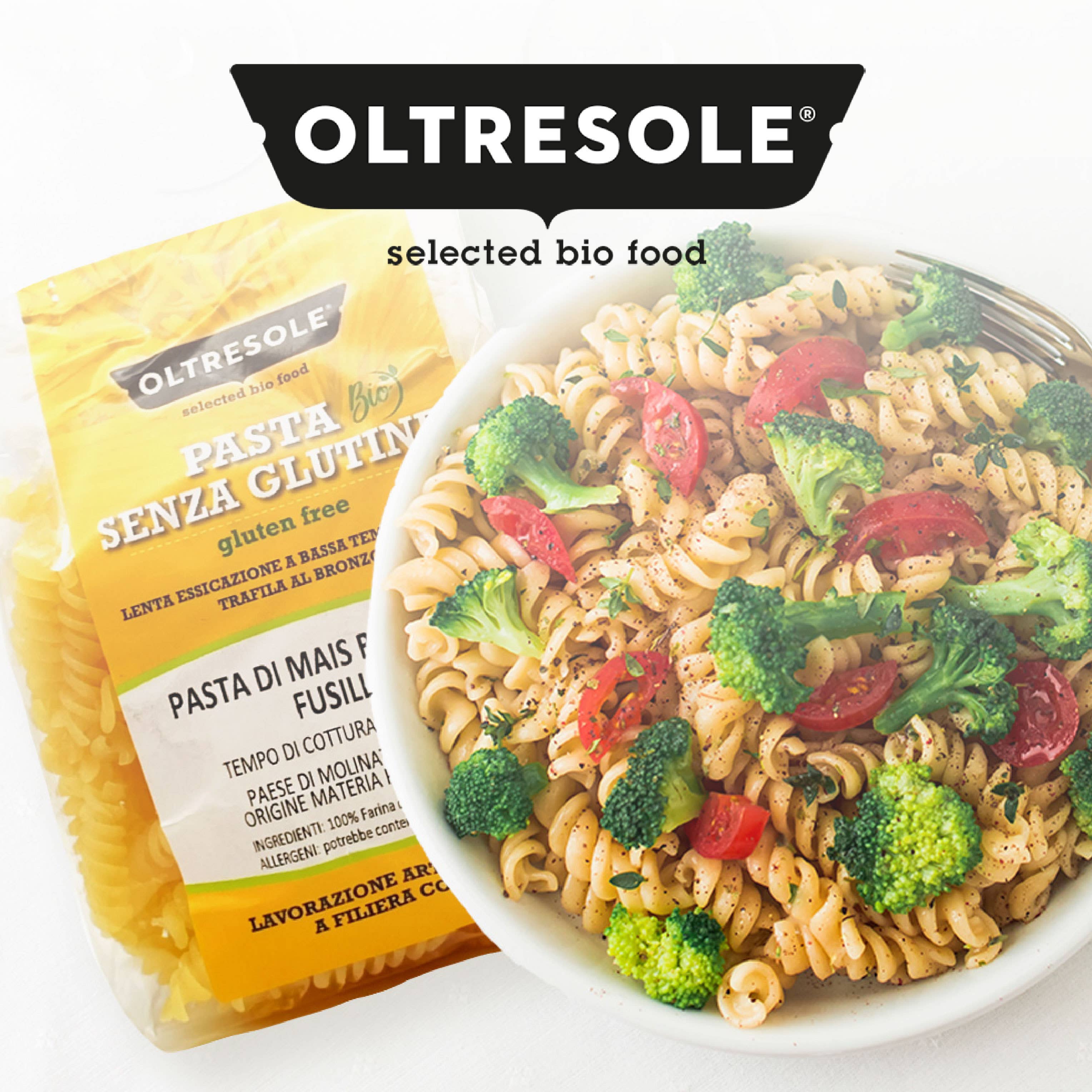 Oltresole - Wholesale Pasta - ORGANIC WHITE CORN PASTA FUSILLI 350 g7
