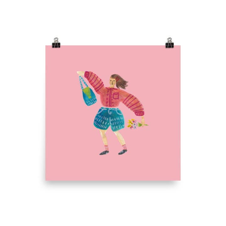 Domenica di shopping ragazza per la vendita all'ingrosso da parte di Home with Lola