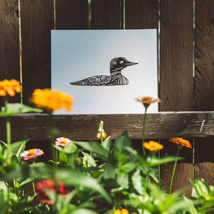 Hinterland Goods - Wholesale Art Print - Common Single Loon Print Wall Art Nordic2