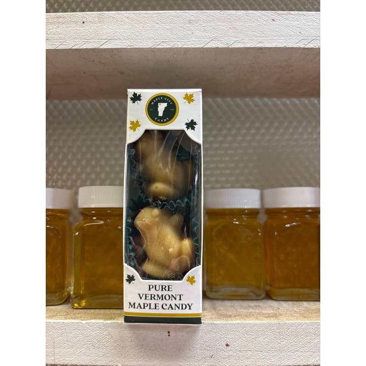 Maple City Candy - Wholesale Hard Candy - Pure Vermont Maple Candy- 2 Piece Frogs