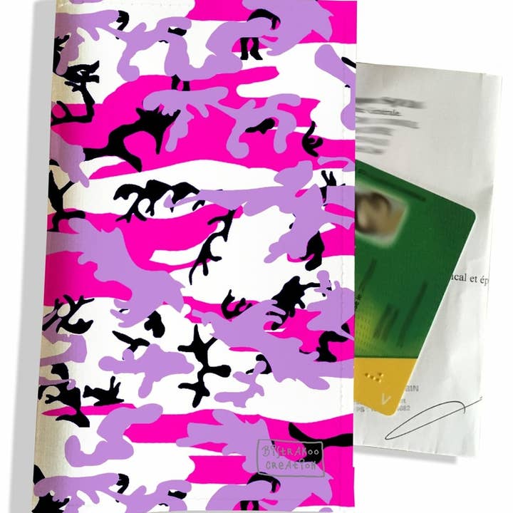 Porta prescrição cor de rosa camo por atacado de BISTRAKOO