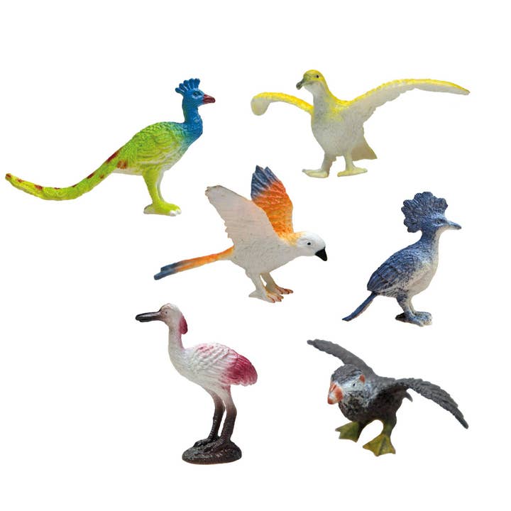 Animix Mini Animal Figurines - Birds for wholesale by Deluxebase