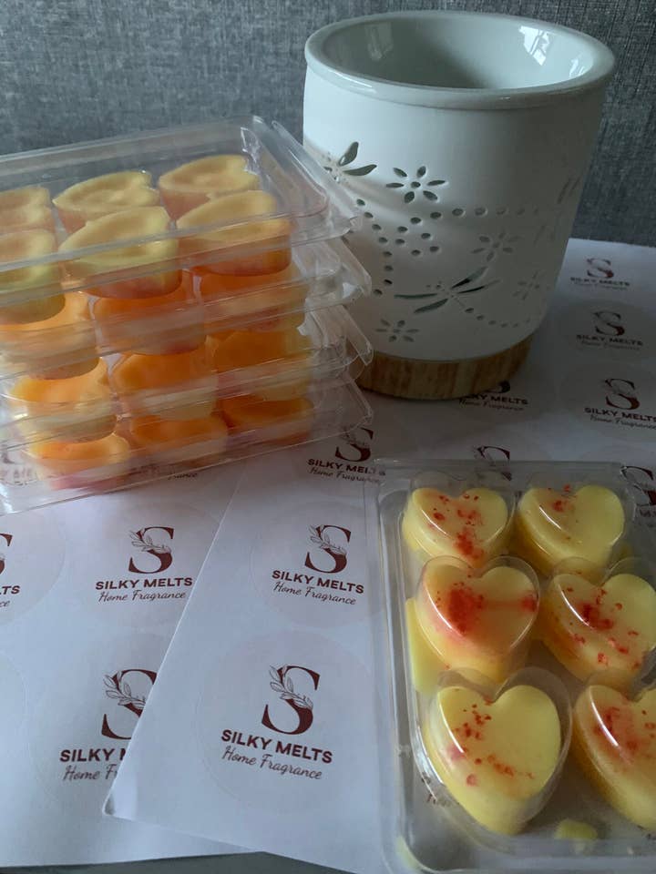 Coquille en forme de cœur Candy Floss pour la vente par Silky melts