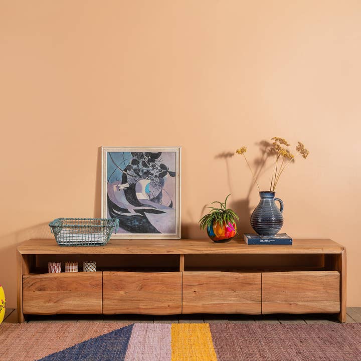 Doran Acacia Wood Natural Finish TV Cabinet and other Purchase wholesale empty speaker cabinets. Free returns & net 60 terms on Faire trending on Faire.