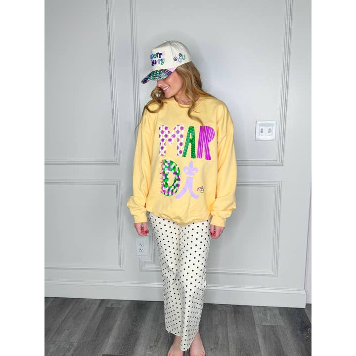 Sudadera Mardi Gras para venta al por mayor de Poppy & Pine