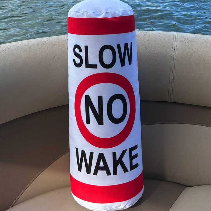 HushTubby - Wholesale Throw/Decorative Pillow - Slow No Wake buoy Lake Tubular Pillow6