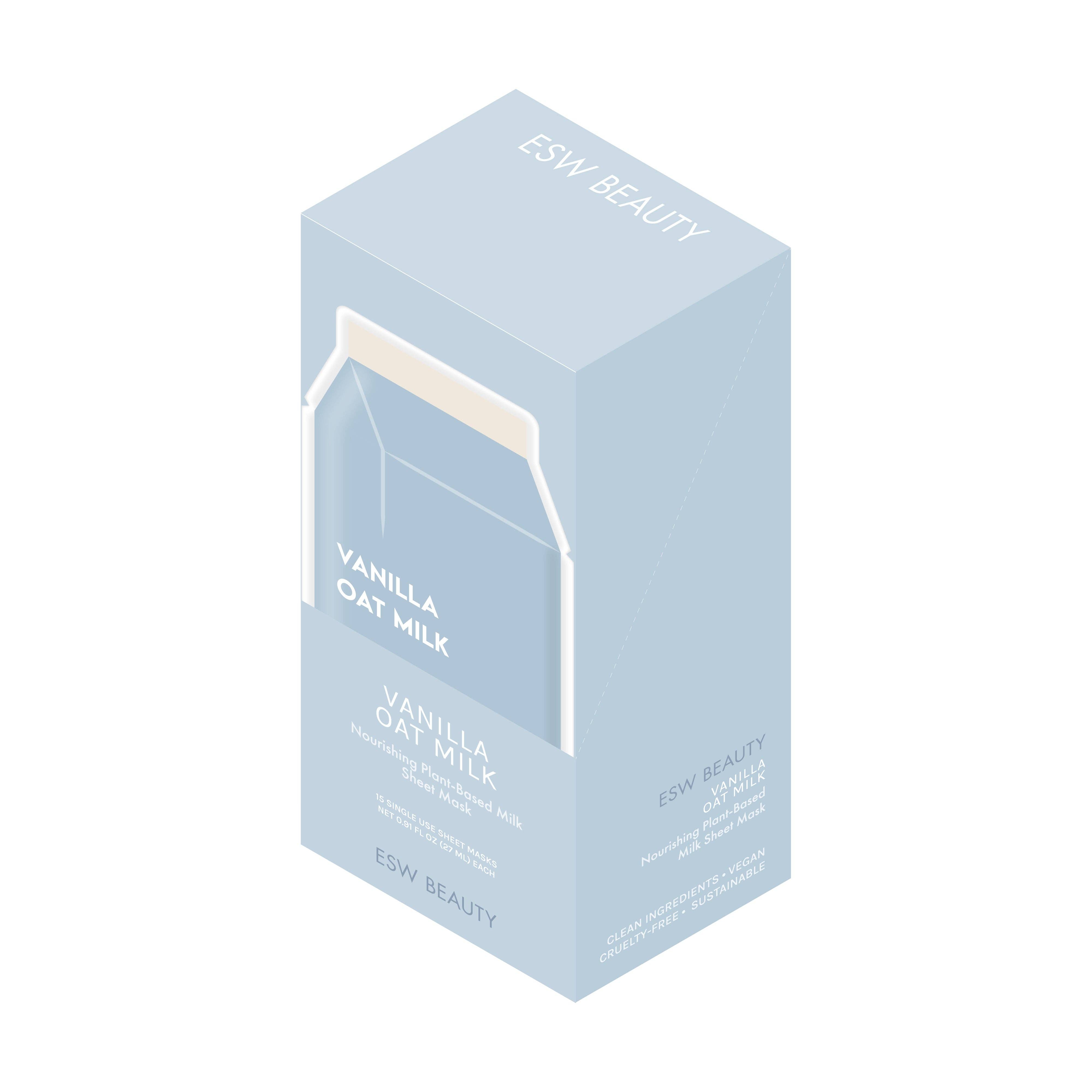 ESW Beauty - Wholesale Skincare Face Mask - Vanilla Oat Milk Nourishing Filled PDQ Display6