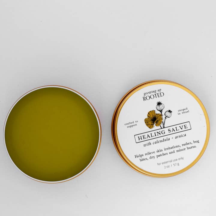 Growing Up Rooted - Wholesale Healing salve/balm/cream - Healing Salve | Natural Skin Balm with Calendula1