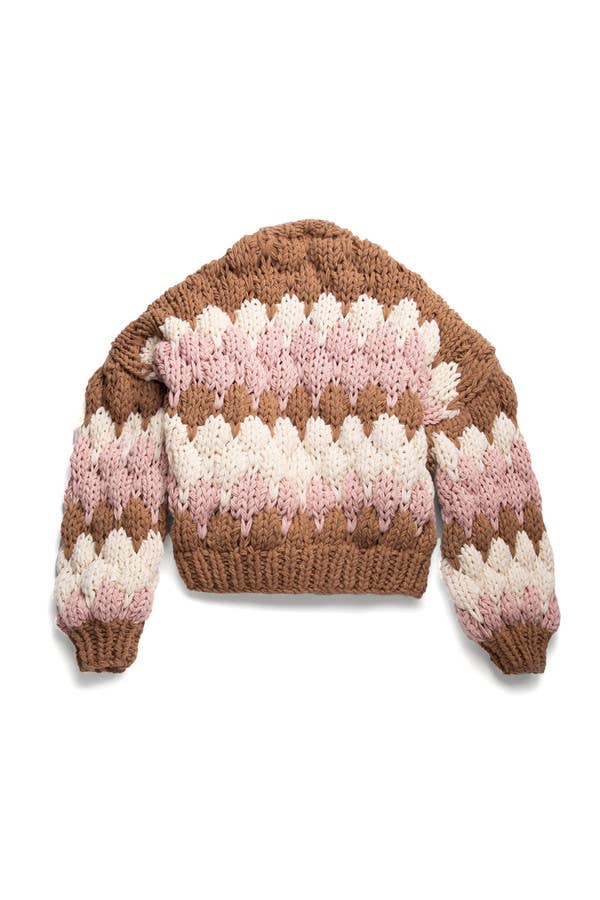 SAACHI – wholesale Cardigan – Women’s – Chunky Knit Cardigan Cropped15