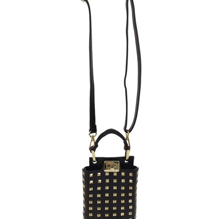Sable Cell phone holder with studs for wholesale on Faire