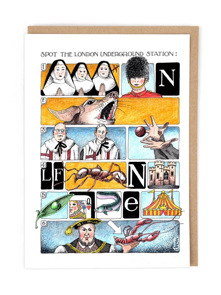 UPPTÄCK DET LONDON UNDERGROUND för wholesale av Cath Tate Cards