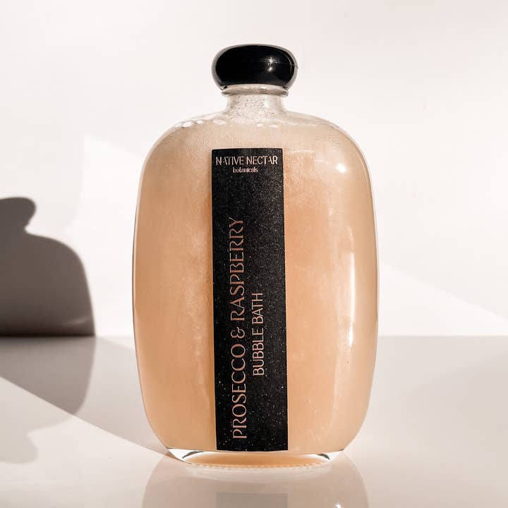 Native Nectar Botanicals - Wholesale Bubble Bath - Prosecco & Raspberry Bubble Bath