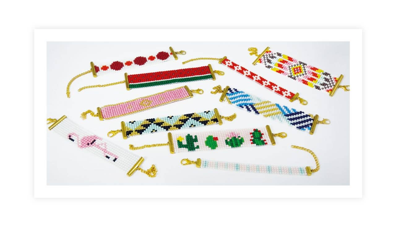 Robbie Toys Ltd - Vente Kit de fabrication de bijoux – enfant - Buki Be Teens Métier à Tisser Perles0