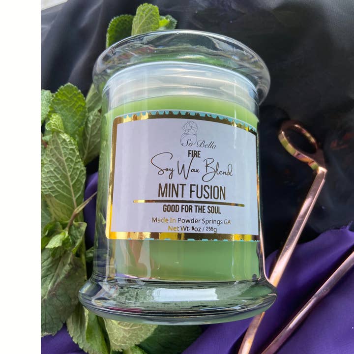 Vela Mint Fusion de 9 oz para venta al por mayor de So Bella