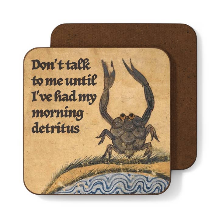 Sous-verre – Crabe Médiéval pour la vente par Betiobca