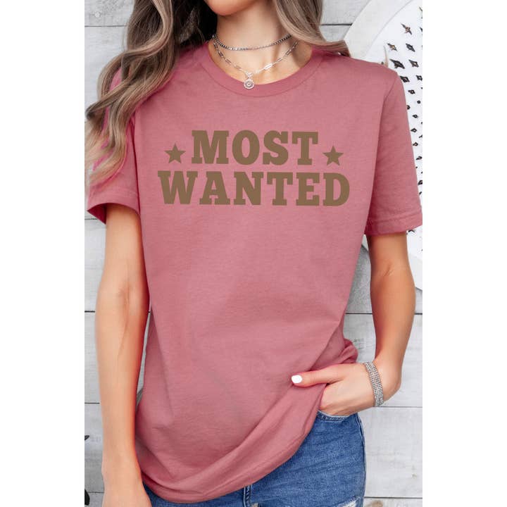 Amused by Blue - Wholesale T-Shirt (Graphic) - Women's - Most Wanted Short Sleeve T5