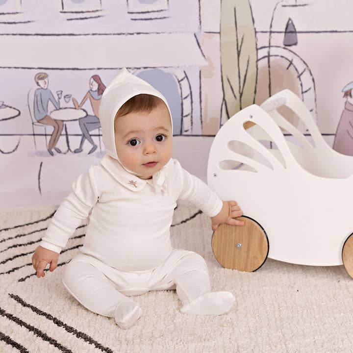 Mon Tresor Bebe - Wholesale Jumpsuit – Baby - Classy Collar Footie9