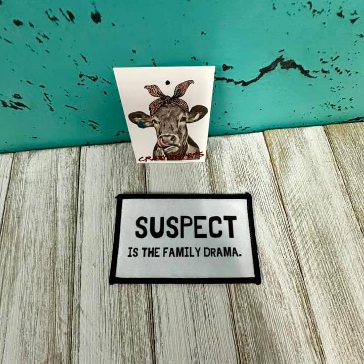 Crazy Heifers Wholesale - Wholesale Patch - DTF Patches Suspect-Iron on: Custom Option Available27