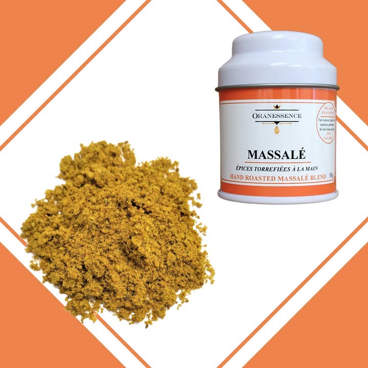 Massalé (scatola da 50g) per la vendita all'ingrosso da parte di Oranessence
