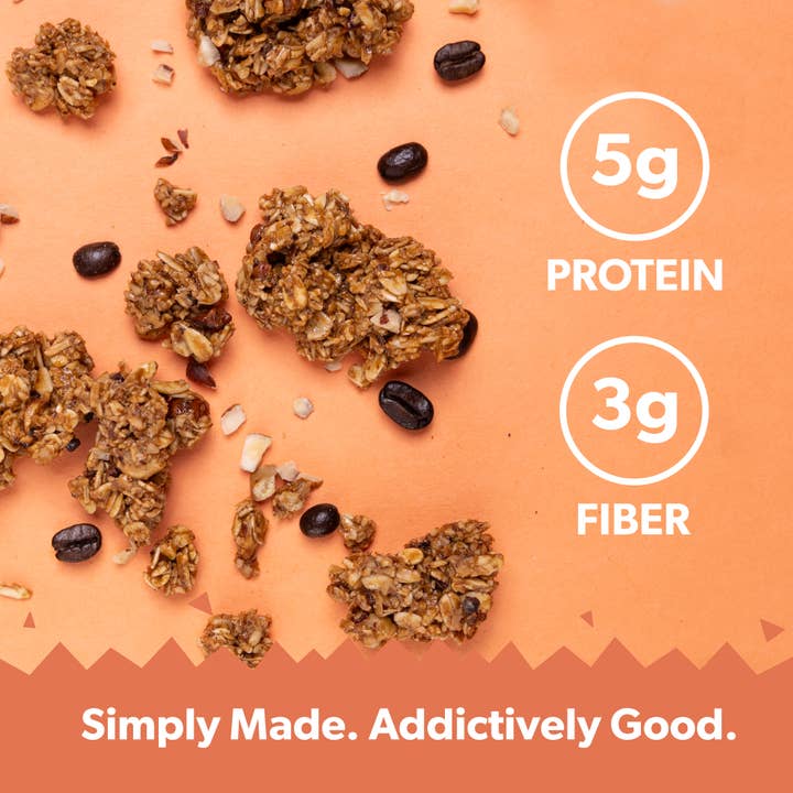 Breakin Snacks - Wholesale Granola - Coffee Hazelnut: Chewy Granola Bites (10pk)3