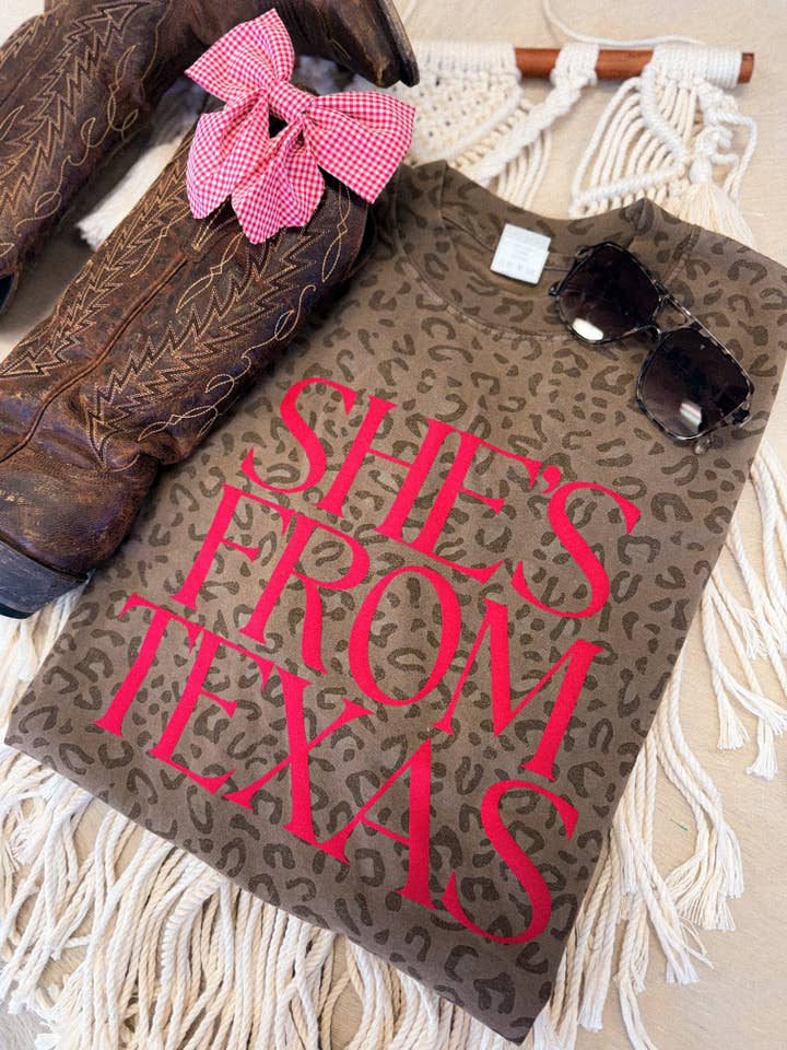 Hart and Hollow - Wholesale Screen Printed T-Shirt - Women's - She's From Texas Tee