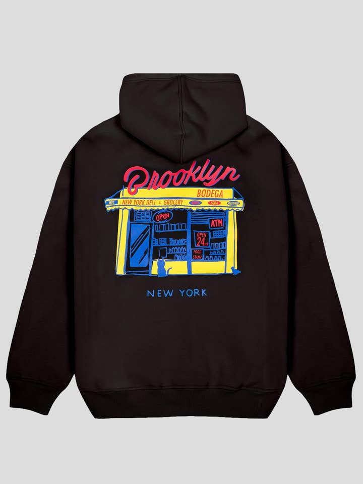 Heavy Weight Brooklyn Bodega Hoodie for wholesale by Brooklyn Cloth