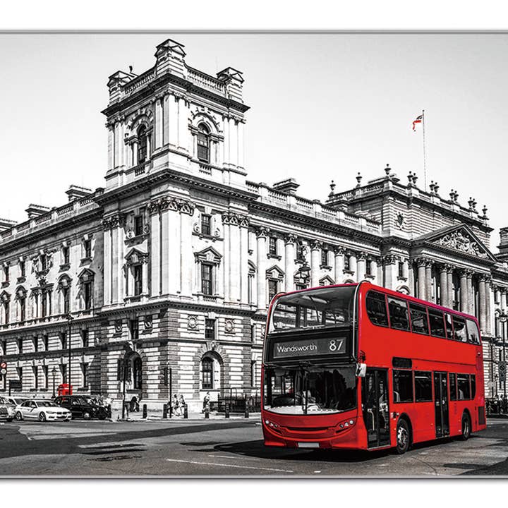 Oppidan Home „Doppeldecker in London“ (40" X 60") für den Großhandel von Amazing Rugs