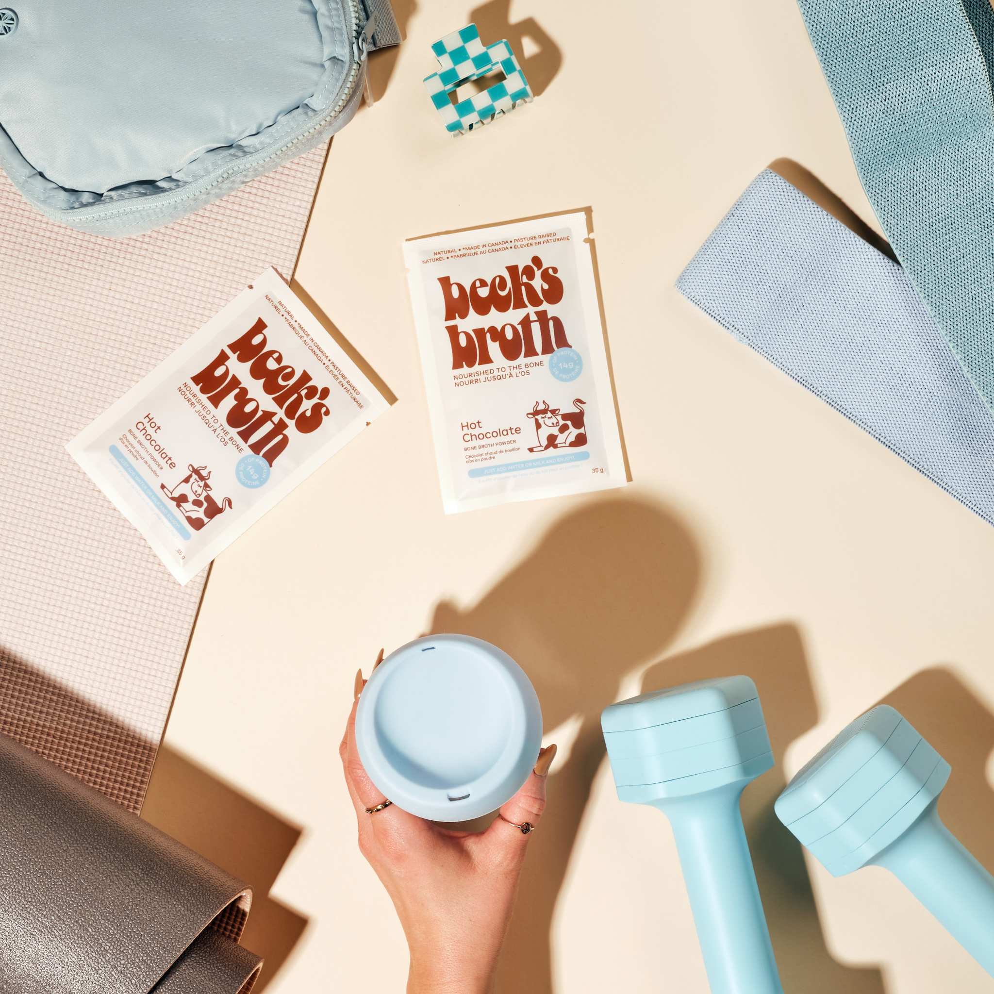 Beck's Broth - Wholesale Hot Cocoa Mix/Kit - Bone Broth Protein Hot Chocolate - 12 Pack Carton3