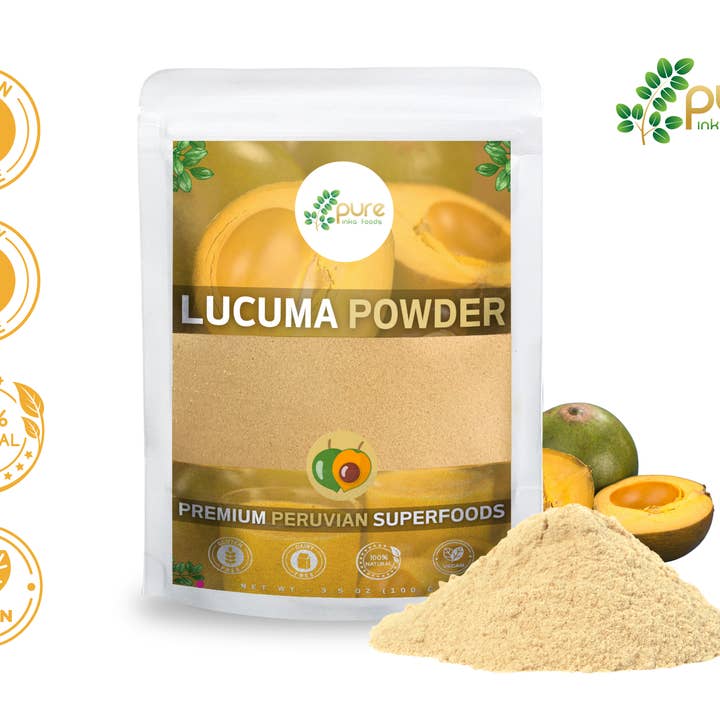 Pure Inka Foods Canada – Engroshandel Protein-/superfoodpulver – Lucuma Pulver (1KG) 10 Pakker