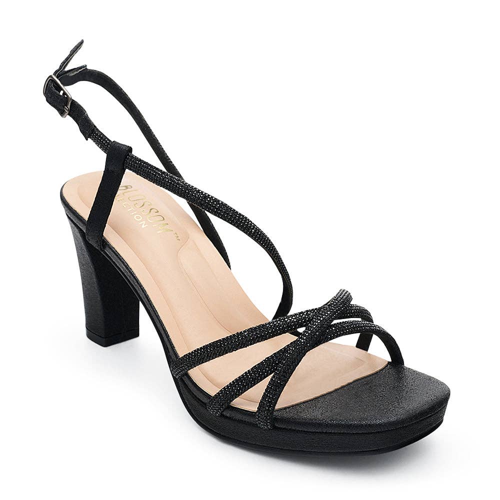 De Blossom Collection - Vendita all'ingrosso Tacchi alti - Donna - Tacchi Formali con Glitter e Cinturini6